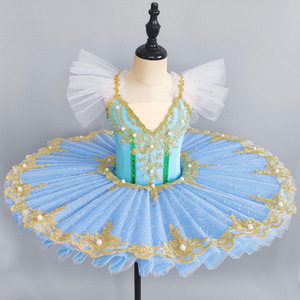 Gaun Tutu Balet Warna Cerah untuk Pertunjukan Anak Perempuan, Haute Couture, Laris, Dibuat Sesuai Pesanan, Modis, Berkualitas Tinggi - Product Image 6