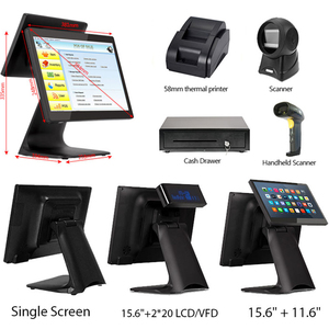 เครื่องบันทึกเงินสดแบบ All-in-One หน้าจอสัมผัสขนาด 15.6 นิ้ว ระบบปฏิบัติการ Win10 ซีพียู J6412 รับประกัน 2 ปี สายเคเบิลแบบซ่อน ขาตั้งอะลูมิเนียม (อุปกรณ์เสริม) - Product Image 2
