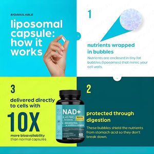 Complejo de Resveratrol y Urolithin-a con NAD+ 8457mg, 60 Cápsulas, Fórmula Avanzada con COQ10, APIGENIN, ALA, PTEROSTILBENO y ASTAXANTINA - Product Image 5