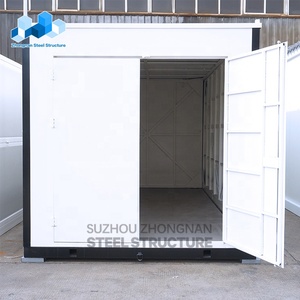 Zhongnan Custom Q235 9ft 16ft 19ft Prefab Assemble Folding <strong>Moving</strong> <strong>Portable</strong> Foldable Storage Unit <strong>Container</strong> Self Storage - Product Image 4