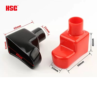 Cache-câbles de batterie de haute qualité, accessoires de câblage flexibles, protections de bornes de batterie automobile