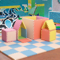 Ventes chaudes 2023 Carreaux de sol en mousse à emboîtement 30x30cm 2cm d'épaisseur EVA Tapis de jeu souple pour bébé Style jouet sportif Qingtao LX0059