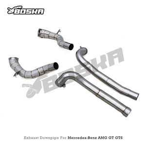 ท่อไอเสียแบบกำหนดเองสำหรับ Mercedes Benz AMG GT GTS C190 4.0T V8 Biturbo ปี 2015-2023 ท่อไอเสียสแตนเลสแบบไหลอิสระ - Product Image 2
