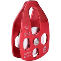 Poulie, grande, durable, certifiée CE, pour l'alpinisme, l'escalade, la cordelette, le télécabine, le chariot à câble métallique 32KN