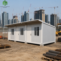 Maison conteneur modulaire préfabriquée en acier contemporaine de 20 pieds, détachable et portable, pour appartements, hôtels, camping