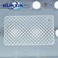 Panneaux diffuseurs prismatiques à motifs en acrylique anti-reflet UGR 19 de taille personnalisée pour l'éclairage LED