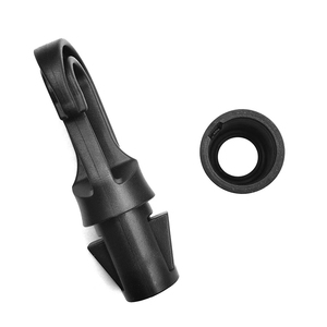 10MM crochet de verrouillage en plastique élastique choc mousqueton 1/4 1/3 pouces Clip cordon fin corde crochet boucles pour <span class=keywords><strong>Camping</strong></span> bateau Kayak canoë - Product Image 4