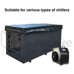 Profesyonel kurtarma merkezleri için Chiller ve filtre ile sanayi favori bağlantısız kırmızı sedir soğuk dalma buz banyosu küvet - Product Image 3