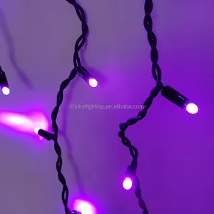 جميع أنواع ديكورات الأشجار الخارجية لديكورات إضاءة شجرة عيد الميلاد سلسلة أضواء أكاليل LED