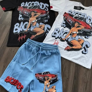 DCY 2025 Tuta Estiva Traspirante da <span class=keywords><strong>Uomo</strong></span> <span class=keywords><strong>Slim</strong></span> <span class=keywords><strong>Fit</strong></span> Verde e Bianca Streetwear 100% Cotone - Product Image 6