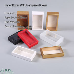 ECO Kraft Kağıt Çekmeceli Ambalaj Kutusu Buzlu Kapaklı Özel Baskılı Telefon Kılıfı Parfüm Giyim Hediye Paketleme Kutusu Logolu - Product Image 2