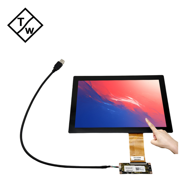 Multi Capacitive Touch Screen 10.1 Inch Wide IPS Panel 1280x800 Touch Display for Embedded Machine