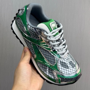 Sneakers tendance pour hommes de la marque originale BV Orbit, en cuir véritable, respirantes, avec lacets sportifs en mesh, semelle en caoutchouc - Product Image 5