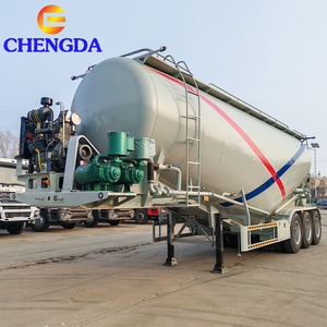 <span class=keywords><strong>Semirremolque</strong></span> Neumático para Polvo de 28T con Cámara de Aire en la Pata de Apoyo Chengda 45cbm, Ejes BPW, para Cemento y Materiales a Granel - Product Image 2