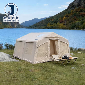 Tente de <span class=keywords><strong>camping</strong></span> gonflable portable, tente familiale extérieure imperméable <span class=keywords><strong>en</strong></span> Oxford <span class=keywords><strong>pour</strong></span> 4 à 6 personnes, plage, <span class=keywords><strong>camping</strong></span>, <span class=keywords><strong>vacances</strong></span> - Product Image 3