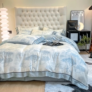 Adult Exotic Grunge Subcultures Print Modern Eco-Friendly Style for Personalized Bedroom Cotton-Polyester Four-Piece <strong>Set</strong> - Product Image 3