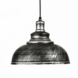 Metal Industrial Dining Chandelier Black and <strong>Copper</strong> Silver Pot Lid <strong>Lamp</strong> LED Wrought Iron Restaurant Light for Hotel Shops - Product Image 6