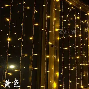 4M lumières De Noël en plein air décoration Tombent 0.4-0.6m led rideau icicle lumières de Rue de Jardin Guirlande Fée lumière - Product Image 4