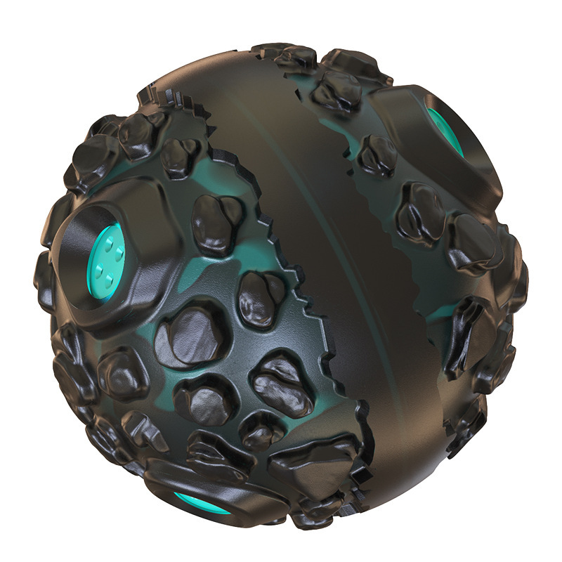 Squeaky Eco-Friendly Vinyl Dog Ball – Durable Interactive Chew Toy for Active Dogs