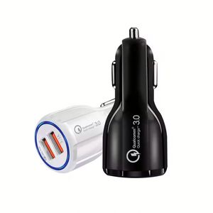 QC 3.0 Dual USB Car Charger Mobile Phone Charging Car Fast Charger for All Phones - Product Image 2
