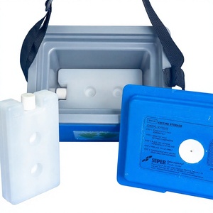 Portable Custom Modern Thermal Insulated <b>Cooler</b> <b>Box</b> 0.9L with Reusable PP & PE <b>Ice</b> Pack Hospital Use Vaccine Carrier - Product Image 1