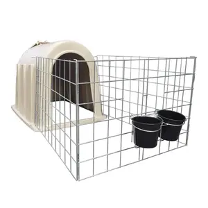 Gia Cố Bê Bò Gia Súc Lồng Nhựa Bê Hutches Bê Nhà Cho Hàng Ngày Trang Trại Cho Ăn Động Vật Với Hàng Rào