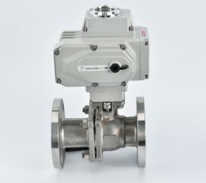 Haoye Chất lượng cao thép không gỉ mặt bích bóng van nhỏ thiết bị truyền động điện tiêu chuẩn van điều khiển cho cao trực tiếp Trung Quốc - Product Image 5