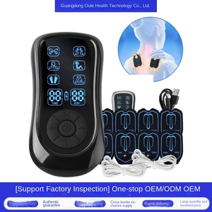 เครื่องนวดไฟฟ้าดิจิตอลแบบพกพาสำหรับกายภาพบำบัด EMS/TENS คลื่นความถี่กลาง/ต่ำ ข้ามพรมแดน  กระตุ้นเส้นลมปราณ  พร้อมพอร์ต USB - Product Image 4