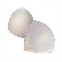 Coussinets de soutien-gorge triangulaires épaissis en éponge massante, inserts pour bonnets de bain, doux, respirants et confortables, pour lingerie