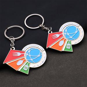 Горячая продажа поставка оптом металлический цинковый сплав рекламный брелок - Product Image 3