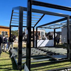 Kit de structure de toit triangulaire préfabriqué en acier galvanisé pour maison-conteneur de bureau modulaire, emballage plat, 20 pieds (6m*3m), en promotion - Product Image 6