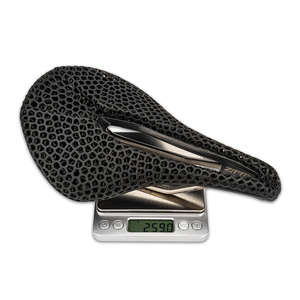 ZTTO-sillín con estampado 3D para bicicleta, accesorio con rieles de carbono de titanio Ti Power, Material patentado, cómodo, cojín de panal para asiento de bicicleta de montaña - Product Image 6