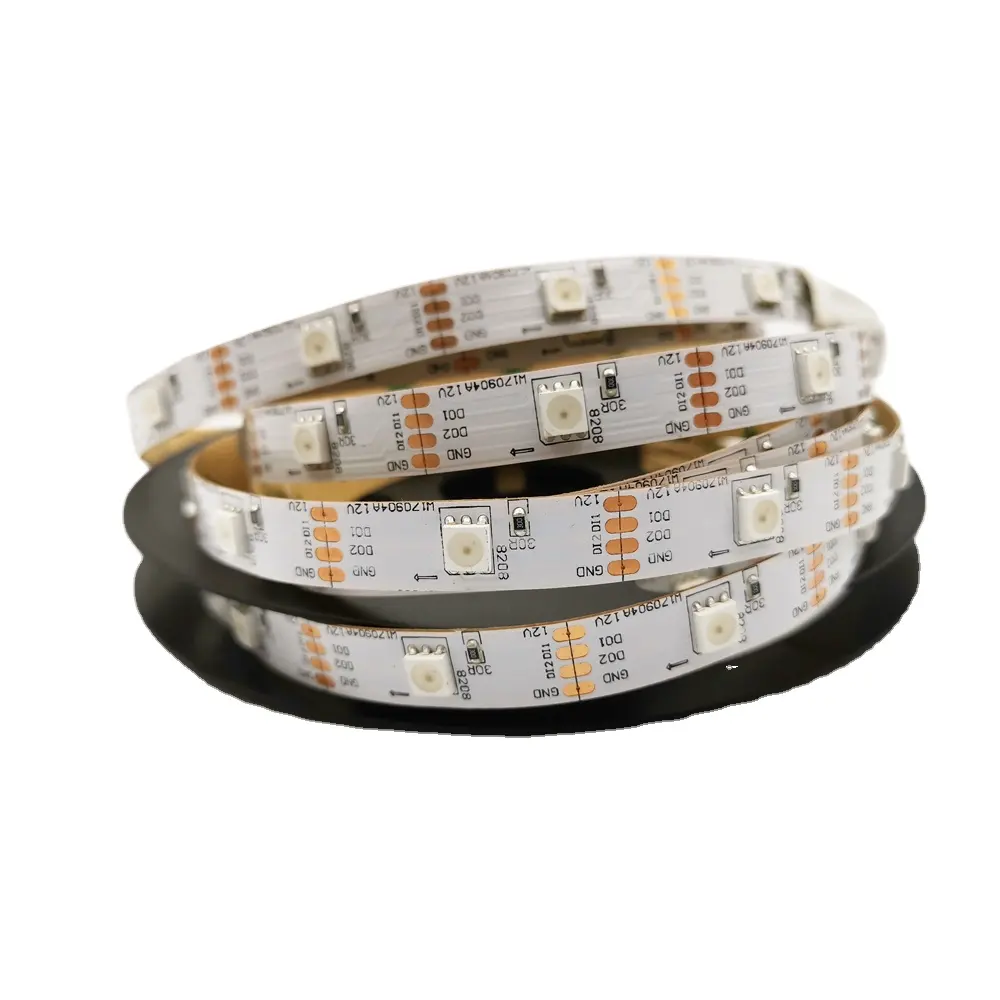 DC12V GS8208 LED STRIP LIGHT ADDRESSABLE 30LEDs/m DIGITAL RGB LED STRIP SMD 5050 PIXEL LED STRIP