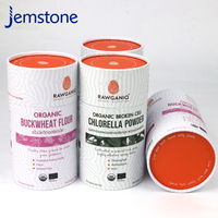 Boîtes composites en papier de haute qualité Tube de papier de qualité alimentaire Emballage de cylindre d'épices pour 50g 100g alimentaire