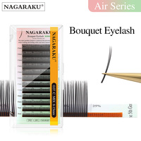 NAGARAKU Cils 5D Volume Fleur Effet Pointe, Extensions de Cils Douces et Naturelles, Fournisseur en Gros de Cils Doux et Naturels