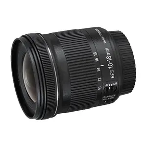 DongFu Wholesale 96% New Professional Camera Lenses EF-S 10-18mm f/4.5-5.6 IS STM APS-C Frame SLR Wide Angle Zoom Lens