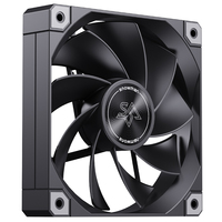 Ventilateur de boîtier PC SNOWMAN AS120 120 mm à roulement fluide 4 broches PWM - Refroidissement silencieux haute performance pour boîtier d'ordinateur et CPU, bruit de 15 à 35 dBA