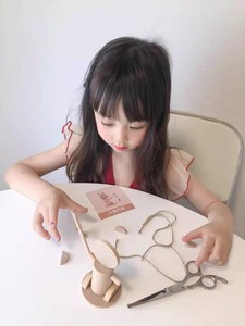 Animaux en bois à faire soi-même, matériel de maternelle, enfants à faire soi-même, ensemble de jouets animaux en bois stéréoscopiques à faire soi-même - Product Image 6