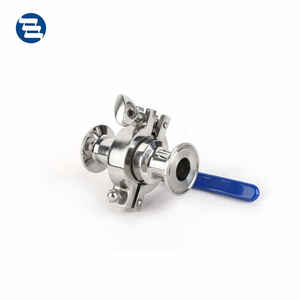 <span class=keywords><strong>Santhai</strong></span> บอลวาล์วสามชิ้นแบบหนีบสแตนเลส304/316L สุขภัณฑ์ - Product Image 4