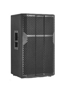 Enceinte active professionnelle de 15 pouces 500W avec DSP pour DJ, idéale pour les événements en direct, les soirées et les spectacles sur scène de taille moyenne