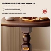 Balcon français petite table basse en bois massif pour salon chevet ou canapé Table à thé pour armoire latérale