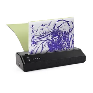 Professionele Stencil Thermische Kopieermachine Printer Bluetooth Tattoo Printer Draagbare Tattoo Overdracht Machine