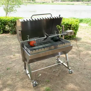 Parrillas Para Asar a Carbon, parrilla Comercial Grande Para barbacoa al aire libre