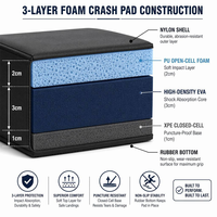 Tapis de protection pour l'escalade, tapis de chute pour l'escalade, pliable, mousse haute densité, extérieur/intérieur, portable, logo personnalisé OEM, vente en gros