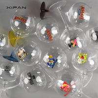 Verres à vin rouge en cristal transparent Xipan de 23 oz avec logo personnalisé et boîte cadeau, cadeau pour les femmes, retraite, mariage, anniversaire