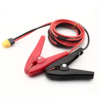 Câble de connexion Alligator Clip vers prise femelle XT60 14AWG 100CM pour chargeur ISDT Q6, pinces de batterie Lipo, pinces crocodiles, pièces et accessoires RC