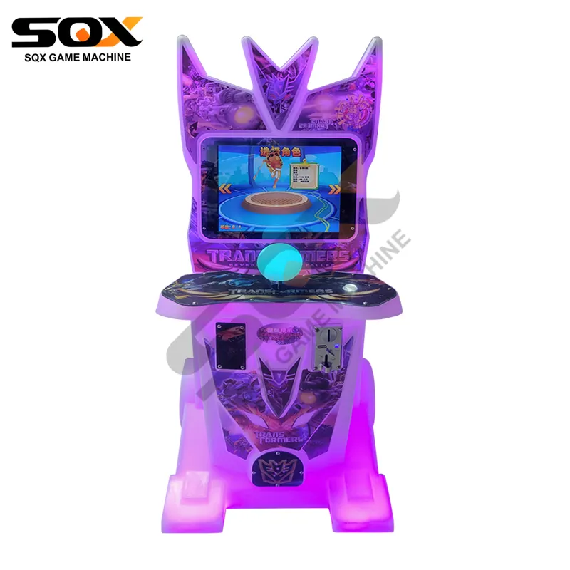 SQX Machine de jeu d'arcade à 3 boutons pour enfants Pat Music