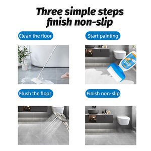 Gel antiscivolo invisibile acrilico per il trattamento del pavimento adesivo antiscivolo agente rivestimento per bagno piastrelle per pavimento vernice - Product Image 6