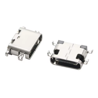 Connecteur de charge USB Type-C 16 broches femelle personnalisé en gros TE Molex JST SMT avec coque en acier inoxydable certifié ISO 9001