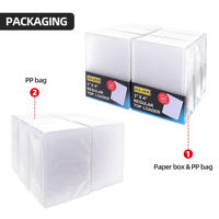 Protège-cartes de sport Ultra Transparent 3x4 Pro Toploader pour cartes de baseball, pochette pour cartes de visite, Toploader Ultra Transparent